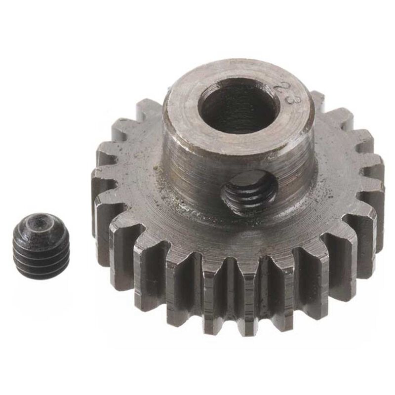 Extra Hard 5mm Bore .8 Module (31.75P) Pinion, 23T