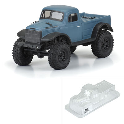 1/24 1946 Dodge Power Wagon Clear Body: SCX24 JLU 1/24 1946 Dodge Power Wagon Clear Body: SCX24 JLU