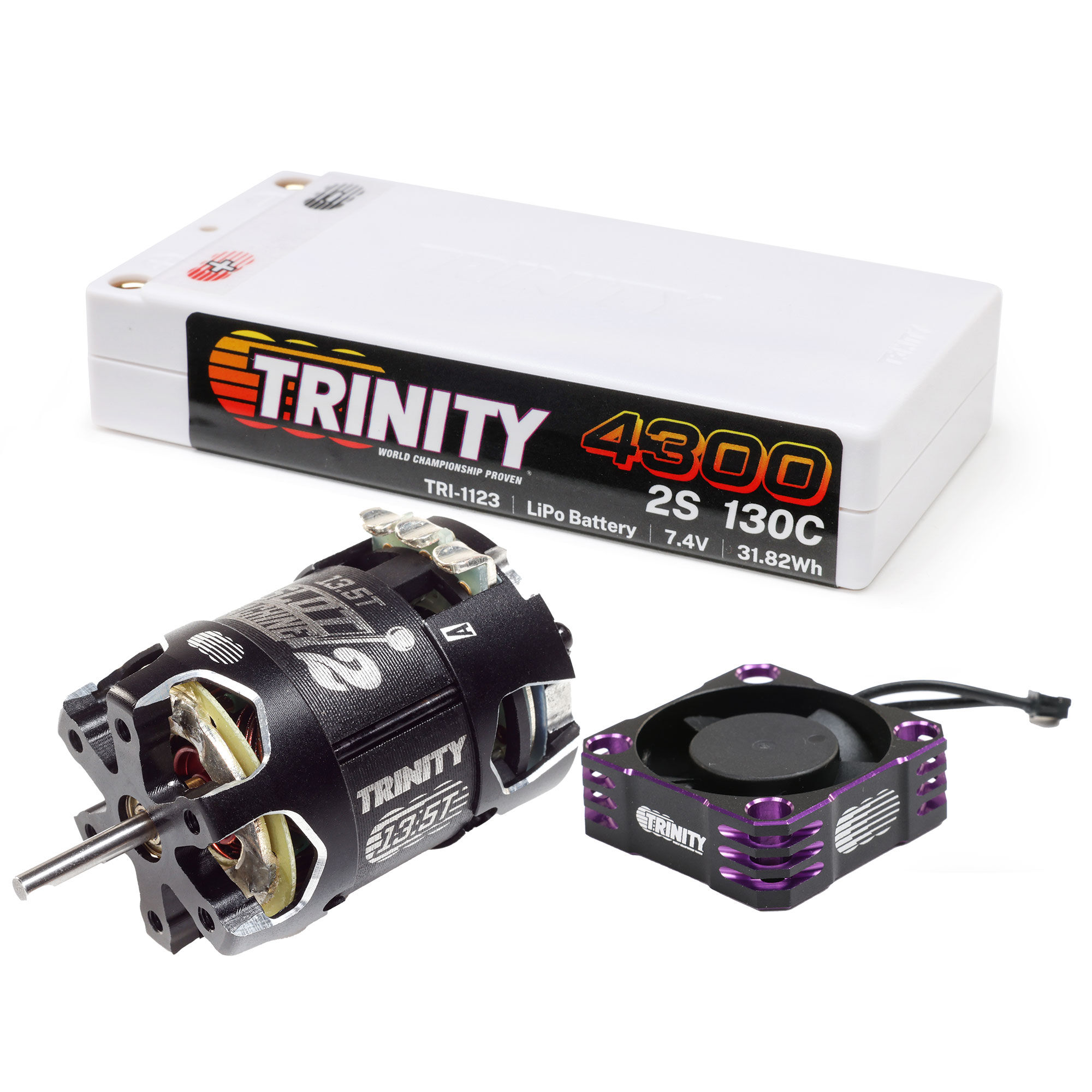 ラジコン トリニティー スロットマシーン13.5T ブラシレスモーター Trinity Trinity 13.5T Stock Racer Bundle | Horizon Hobby