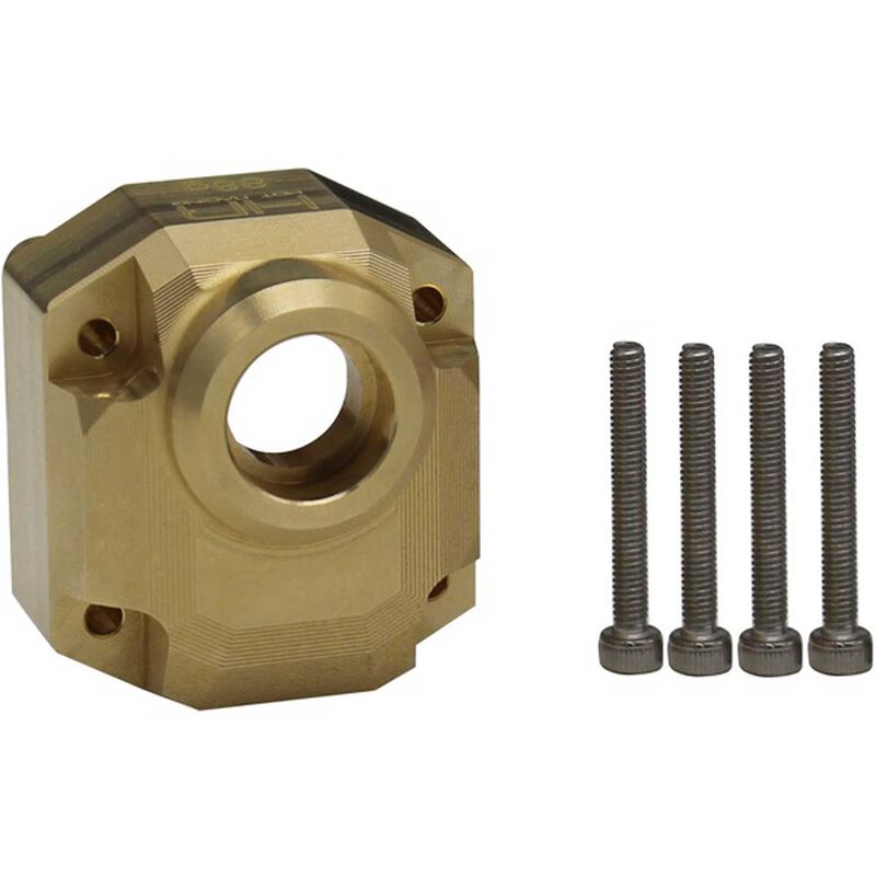 Brass 88g Currie F9 Portal Axle 3rd Member: Axial UTB