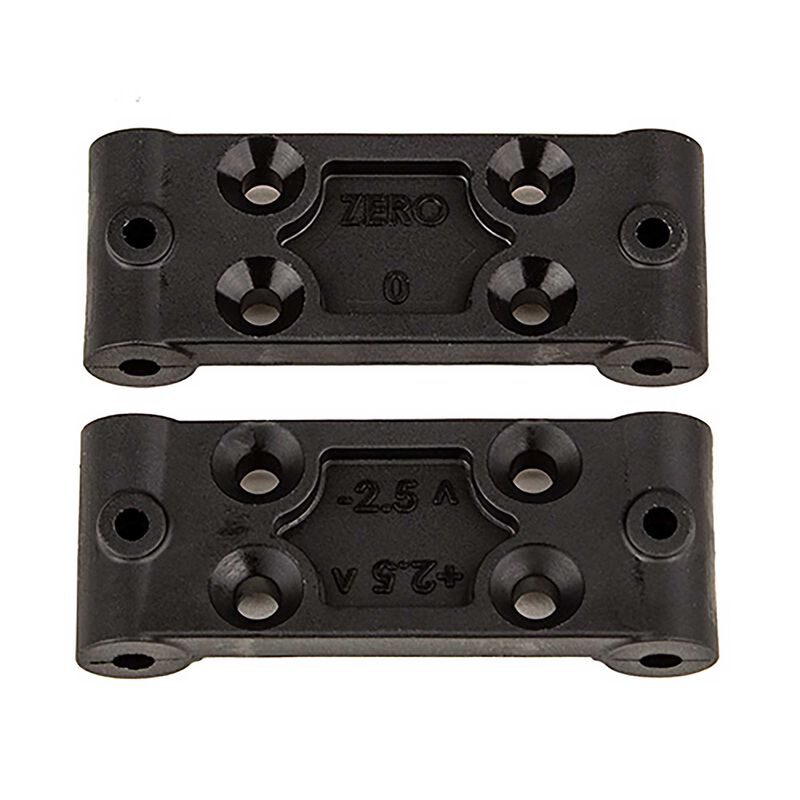 0deg & 2.5deg Front Bulkhead Set, 1/10 Team Associated RC10B6.4
