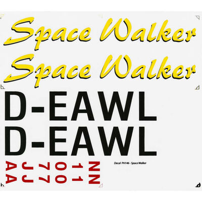 Decal Spacewalker .46-.55 EP ARF Decal Spacewalker .46-.55 EP ARF