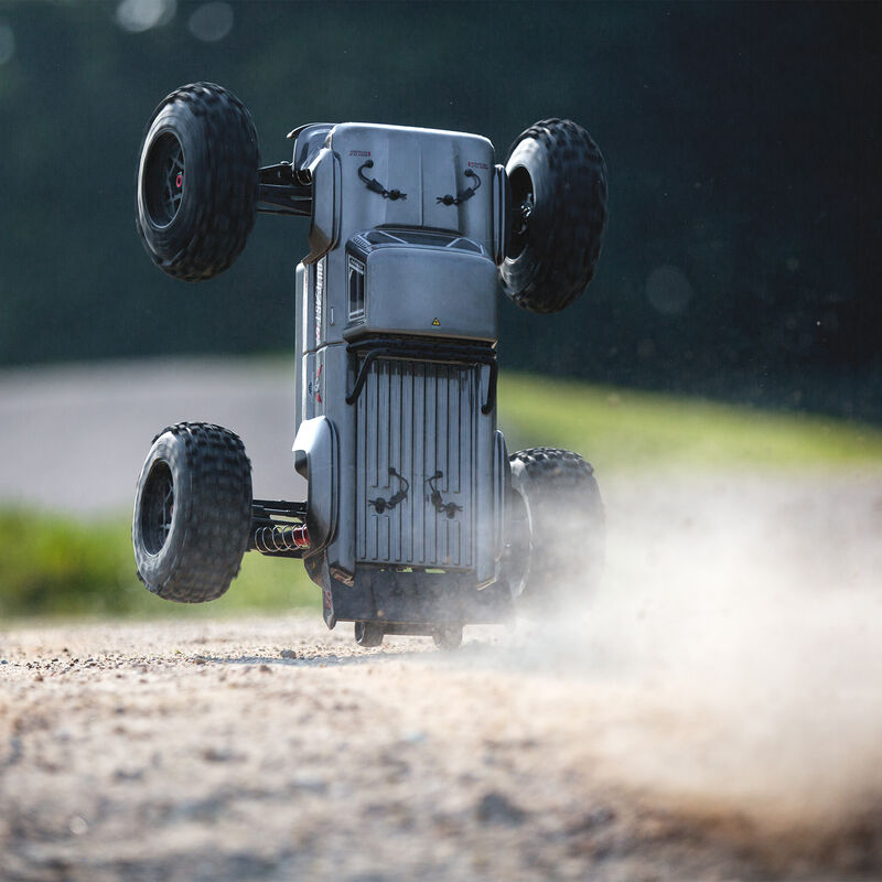 1/8 OUTCAST 6S BLX 4WD Brushless Stunt Truck with Spektrum RTR, Silver