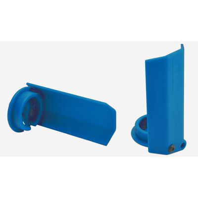 Shock Shaft Guards, Blue: Traxxas X-Maxx Shock Shaft Guards, Blue: Traxxas X-Maxx