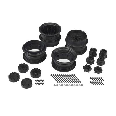 Krimson Dually 2.6 Dual Wheels with Adapters, Black (2) Krimson Dually 2.6 Dual Wheels with Adapters, Black (2)