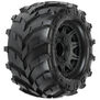 1/10 Masher F/R 2.8" MT Tires Mounted 12mm/14mm Black Raid (2)