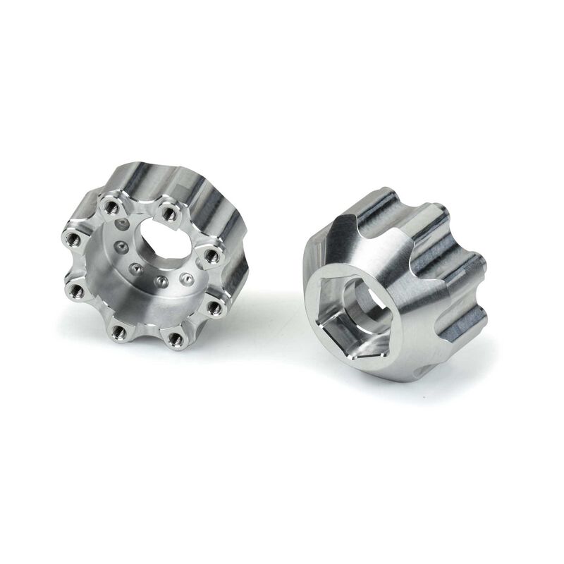 1/8 8x32 to 17mm 1/2" Offset Aluminum Hex Adapters