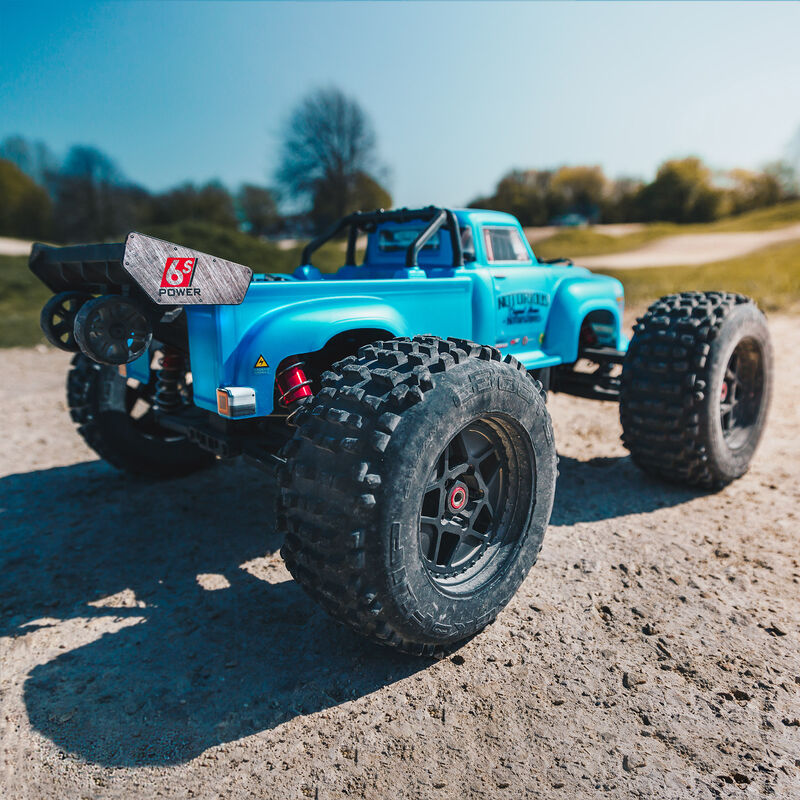 1/8 NOTORIOUS 6S BLX 4WD Brushless Classic Stunt Truck with Spektrum RTR, Blue
