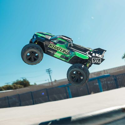 Limited Edition 1/16 MINI KRATON 3S DSC 4X4 RTR Brushless Speed Truck (2 Batteries & Charger Included), Black/Green Limited Edition 1/16 MINI KRATON 3S DSC 4X4 RTR Brushless Speed Truck (2 Batteries & Charger Included), Black/Green