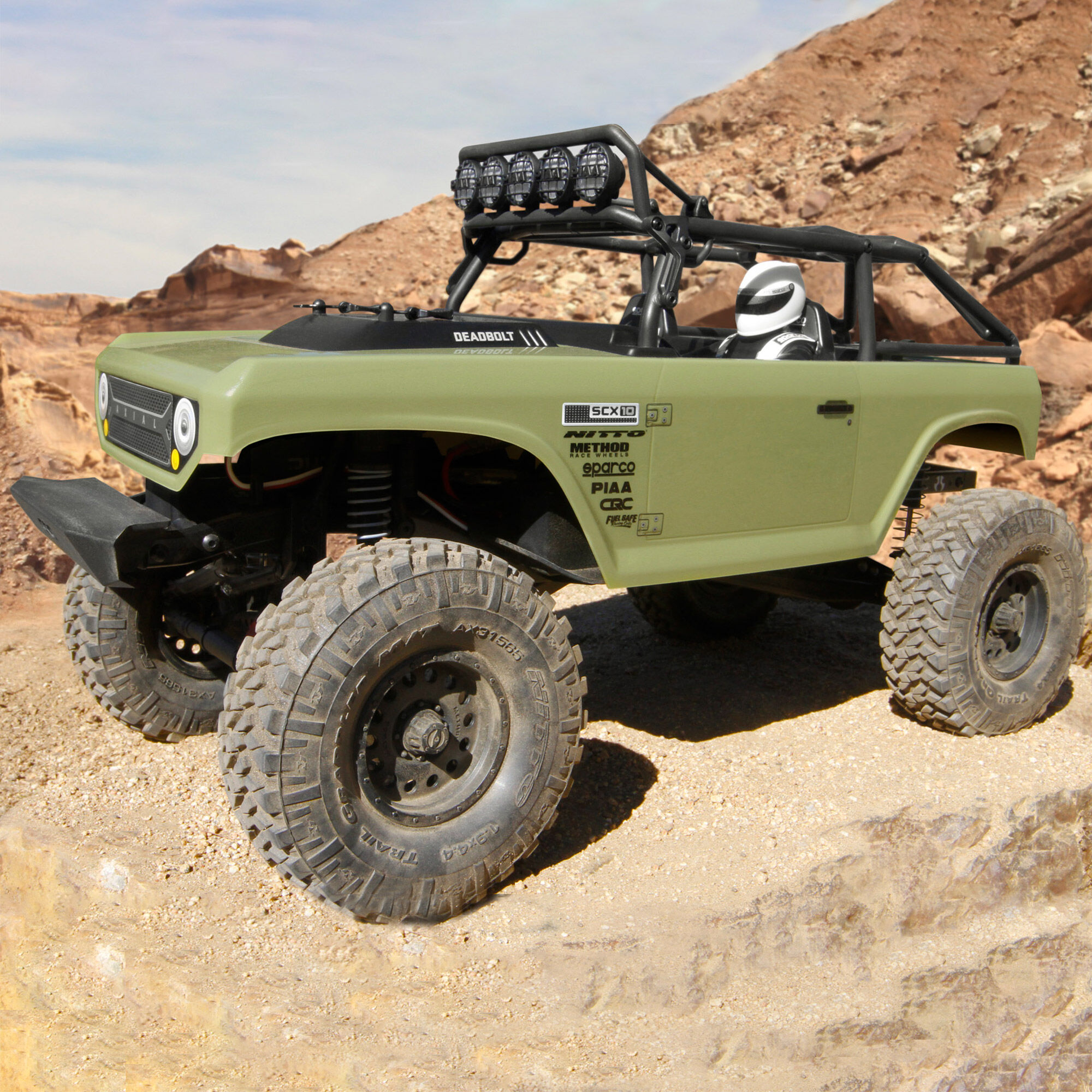 Axial 1/10 SCX10 II Deadbolt 4X4 Brushed RTR | Horizon Hobby