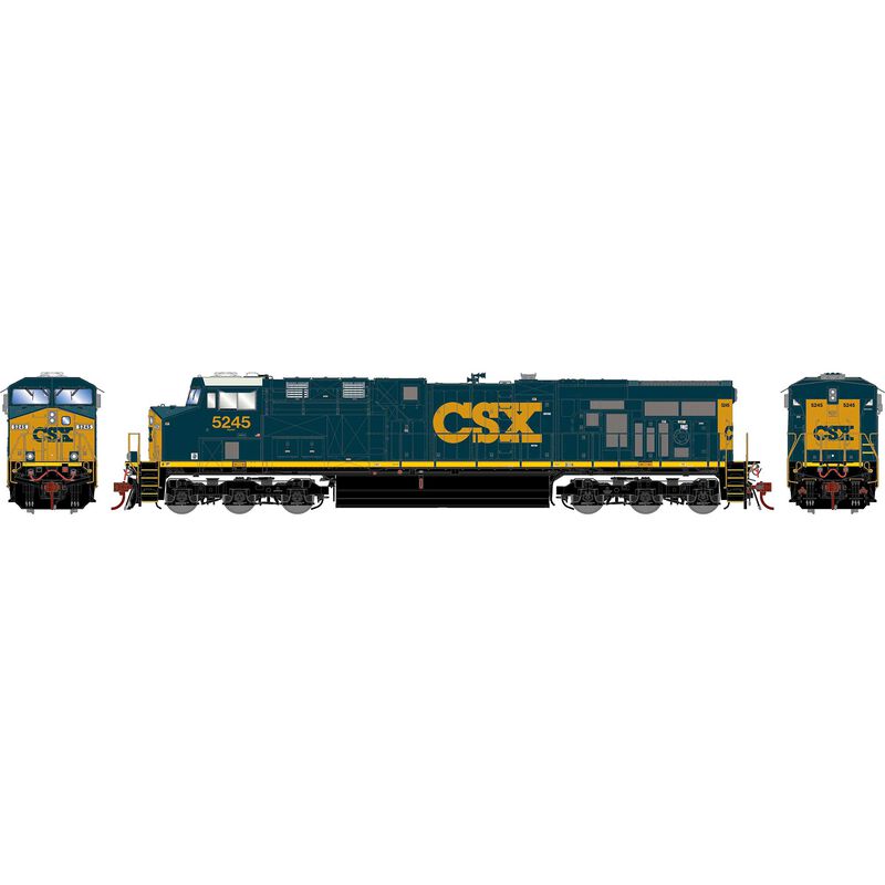 HO ES44DC Locomotive, CSX, YN3 #5245