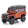 1/28 Land Rover Defender 90 Adventure Mini-Z 4x4 Crawler RTR, Phoenix Orange/Santorini Black