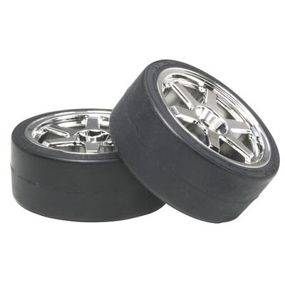 1/10 26mm Drift Type D Pre-Mounted Tires (2) 1/10 26mm Drift Type D Pre-Mounted Tires (2)