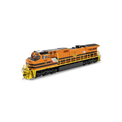 HO GE Dash 9-44CW Locomotive with DCC & Sound ARZC with Heralds & OLS Logo #4401 HO GE Dash 9-44CW Locomotive with DCC & Sound ARZC with Heralds & OLS Logo #4401