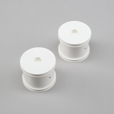 1/10 Front/Rear Stadium Truck 2.2 Wheels, 12mm Hex, White (2): 22T 1/10 Front/Rear Stadium Truck 2.2 Wheels, 12mm Hex, White (2): 22T