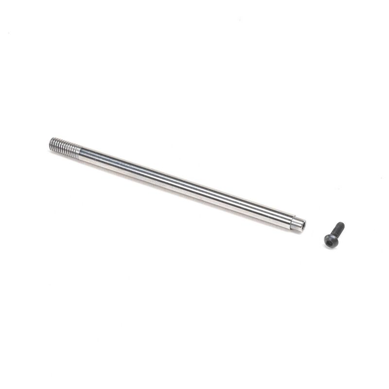 Losi Shock Shaft, Rear, 3.5 x 66.3mm (2): 8X, 8XE 2.0