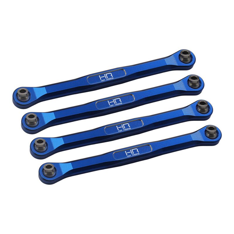 Hot Racing Aluminum Suspension Link Set, Blue, 1/10 JConcepts Reactor