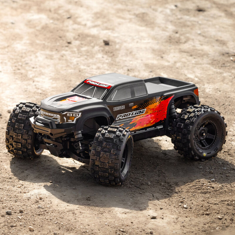 Pro-Line Racing 1/16 Limited Edition Pre-Cut/Pre-Painted Brute Truck Body, Matte Black: Traxxas Mini Maxx Pro-Line Racing 1/16 Limited Edition Pre-Cut/Pre-Painted Brute Truck Body, Matte Black: Traxxas Mini Maxx
