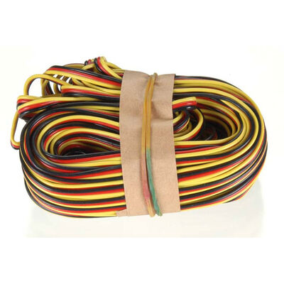 Servo Wire: 50' 3-Color Heavy Gauge Servo Wire: 50' 3-Color Heavy Gauge