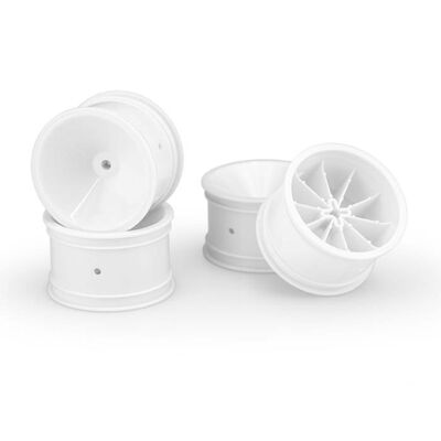 Mono 2.2" Rear Wheel, White (4): RC10, RC10B2, RC10B3 Mono 2.2" Rear Wheel, White (4): RC10, RC10B2, RC10B3