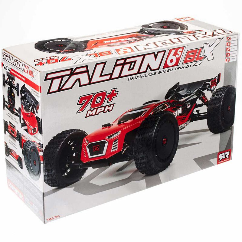 1/8 TALION 6S BLX 4WD Brushless Truggy RTR, Red Black