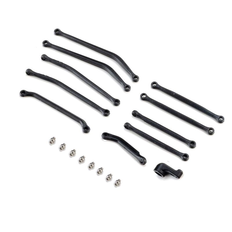 Axial 107mm Long Wheelbase Link Set, Servo Horn: SCX30 Toyota Tacoma Axial 107mm Long Wheelbase Link Set, Servo Horn: SCX30 Toyota Tacoma
