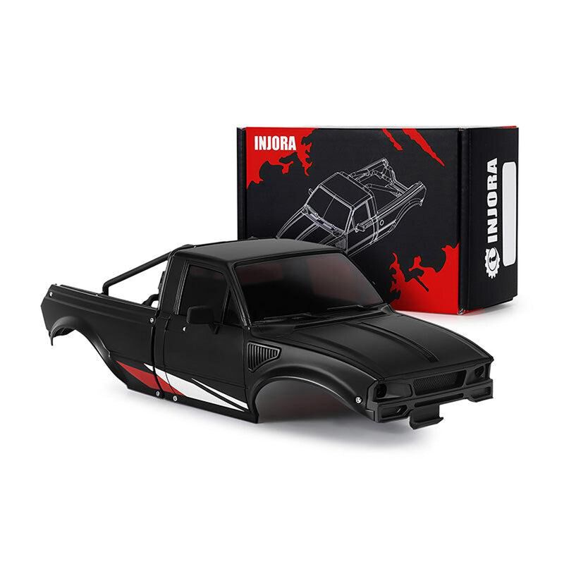 INJORA 1/18 IR60 Rock Crawler Hard Body, Black, 1/18 Traxxas TRX-4M Defender/ Bronco