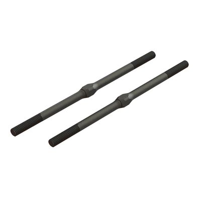 Steel Turnbuckle, M4 x 95mm Black (2) Steel Turnbuckle, M4 x 95mm Black (2)