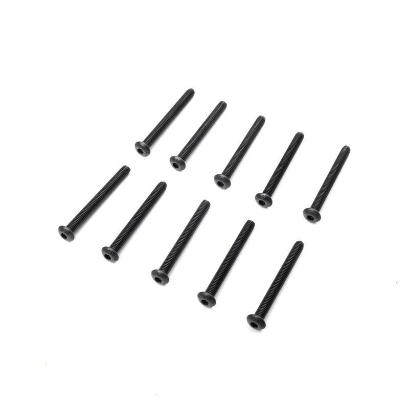 Button Head Screws, M4 x 40mm STL (10)