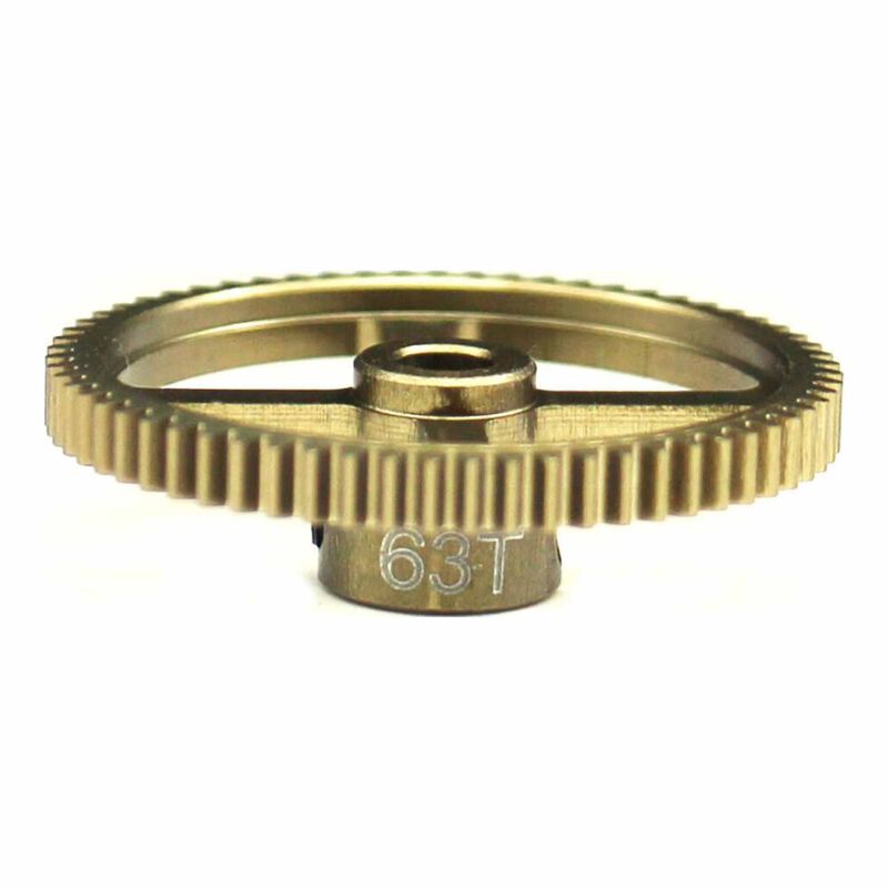 63t 64p Hard Anodized 7075 Pinion Gear