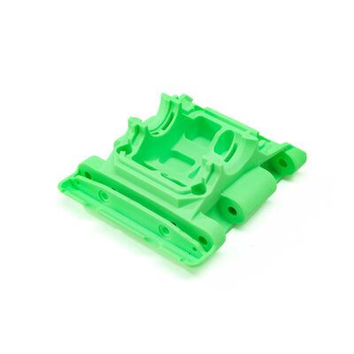 Rear Lower Skid/Gearbox Mount, Green Rear Lower Skid/Gearbox Mount, Green
