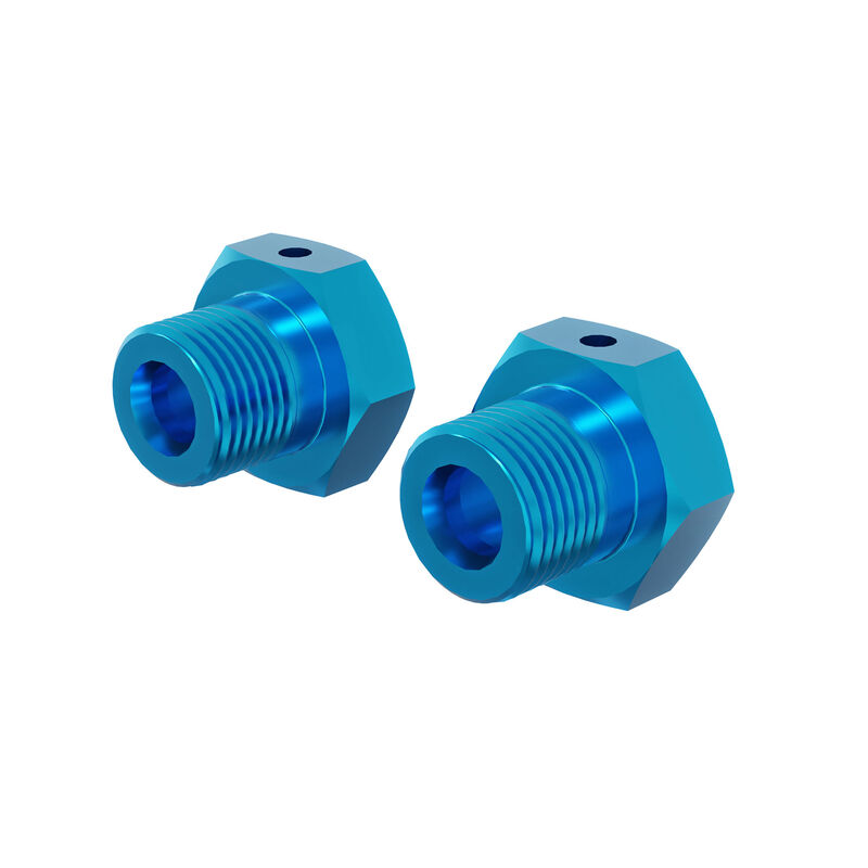 ARRMA Wheel Hex 17mm, Anodized Aluminum (2pcs), Blue