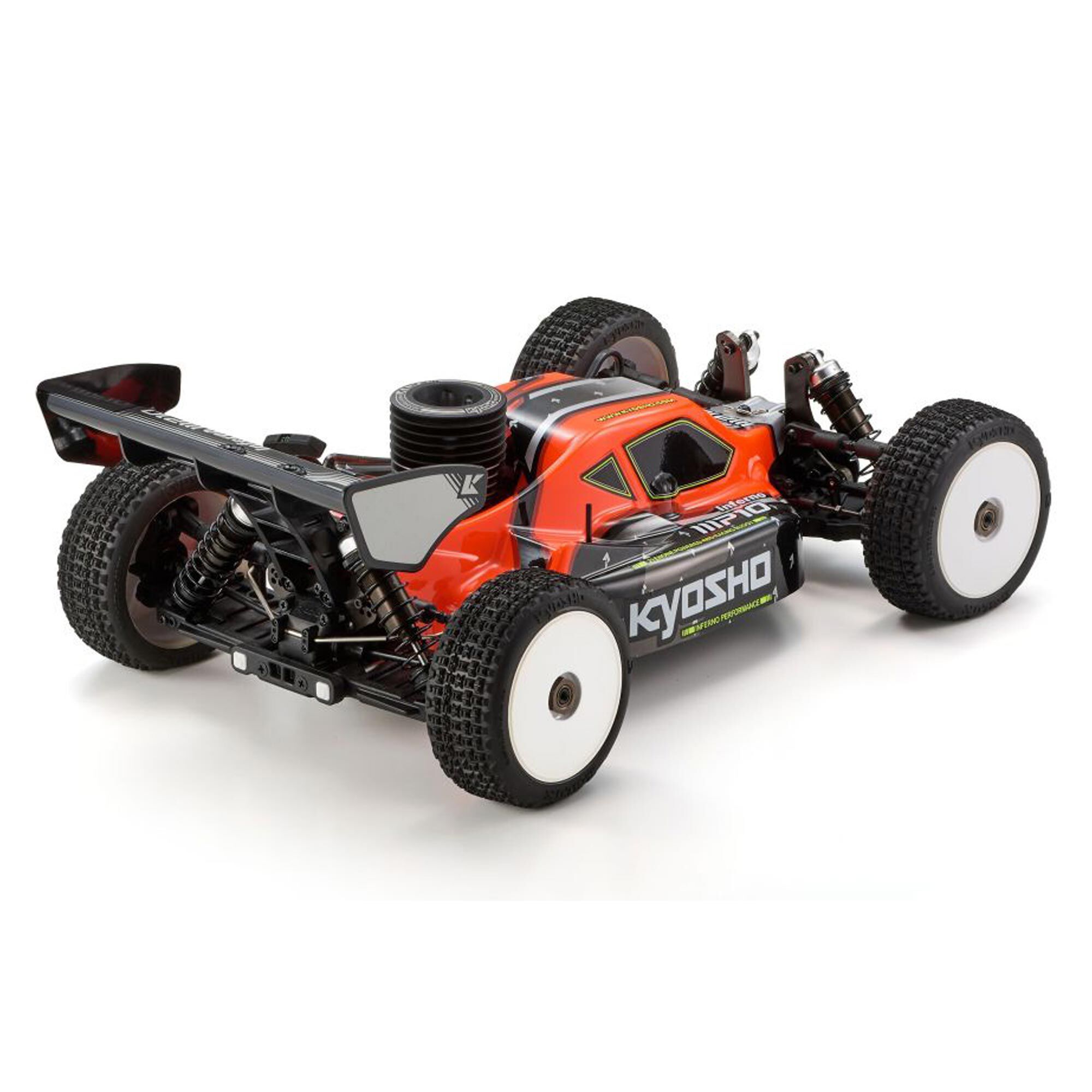 Kyosho Inferno 10 4WD ラジコン 本体 Kyosho Kyosho 1/8 Inferno MP10 4x4 Nitro Racing Buggy RTR, Orange