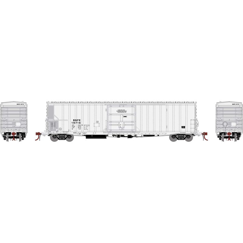 HO GEN 57' FGE Mechanical Reefer with Sound, BNFE 'White' #19716