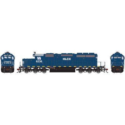HO SD40-2 Locomotive with DCC & Sound, HLCX #6236 HO SD40-2 Locomotive with DCC & Sound, HLCX #6236