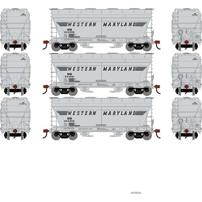 HO ATH ACF 2970 Covered Hopper, WM #604969/604991/604998 (3) HO ATH ACF 2970 Covered Hopper, WM #604969/604991/604998 (3)