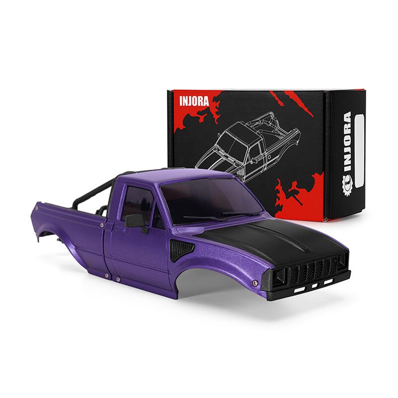 INJORA 1/24 IR60 Rock Crawler Hard Body, Purple, 1/24 Axial SCX24