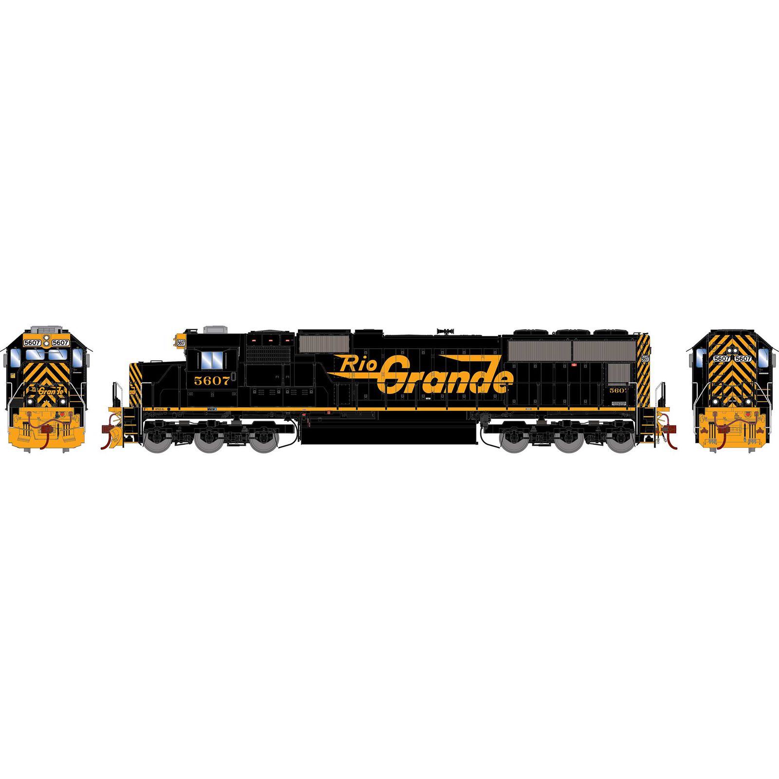 HO SD70 with DCC & Sound, D&RGW #5607