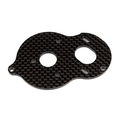 FT Carbon Fiber Standup Motor Plate: RC10B6.1 FT Carbon Fiber Standup Motor Plate: RC10B6.1
