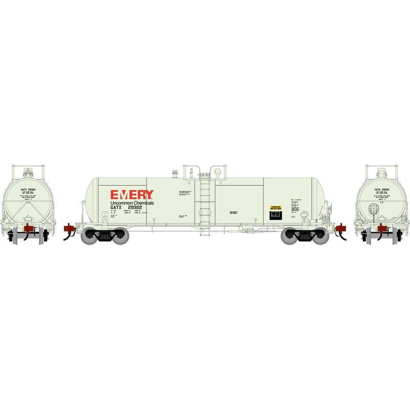 Athearn Genesis HO GEN GATC 20K Gallon Tank Car, GATX 'Emery' #29322