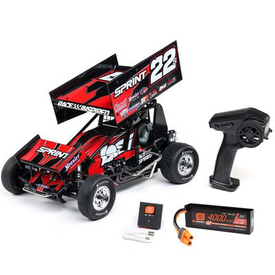 1/10 22S Sprint 2WD Brushless RTR (Battery & Charger Included), Red 1/10 22S Sprint 2WD Brushless RTR (Battery & Charger Included), Red