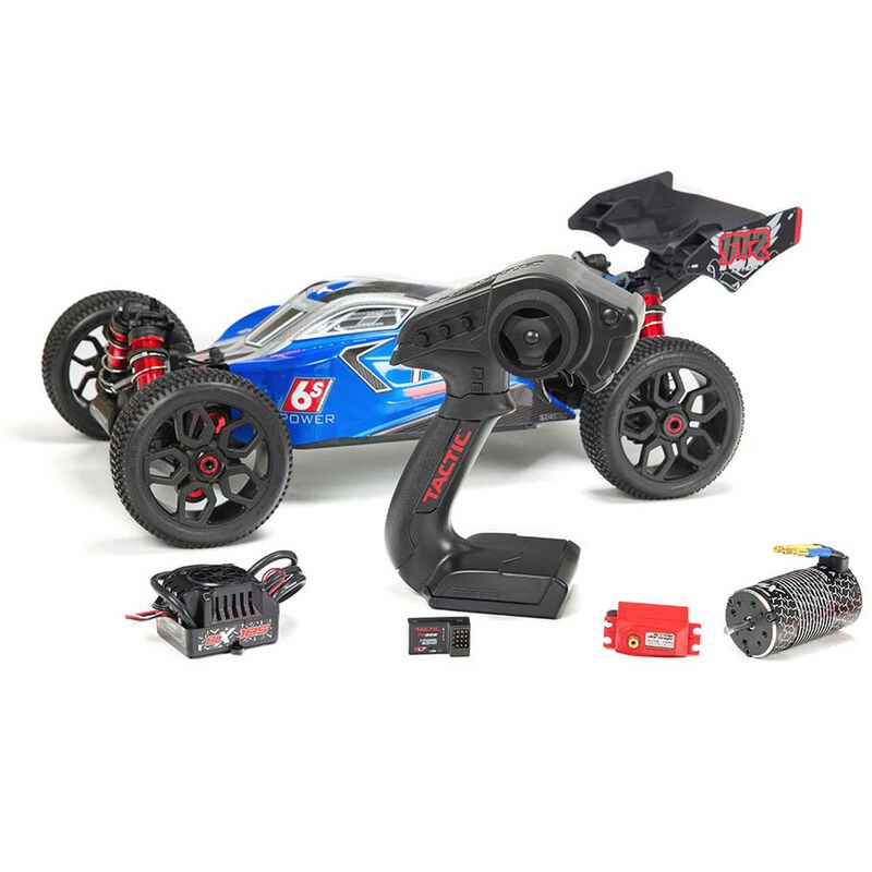 1/8 TYPHON 6S BLX 4WD Brushless Buggy RTR, Blue/Silver
