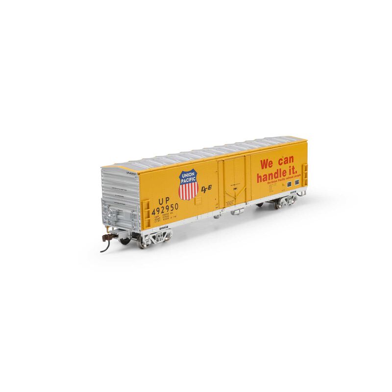 Athearn HO 50' Youngstown Plug Door Box Car, UP #492950