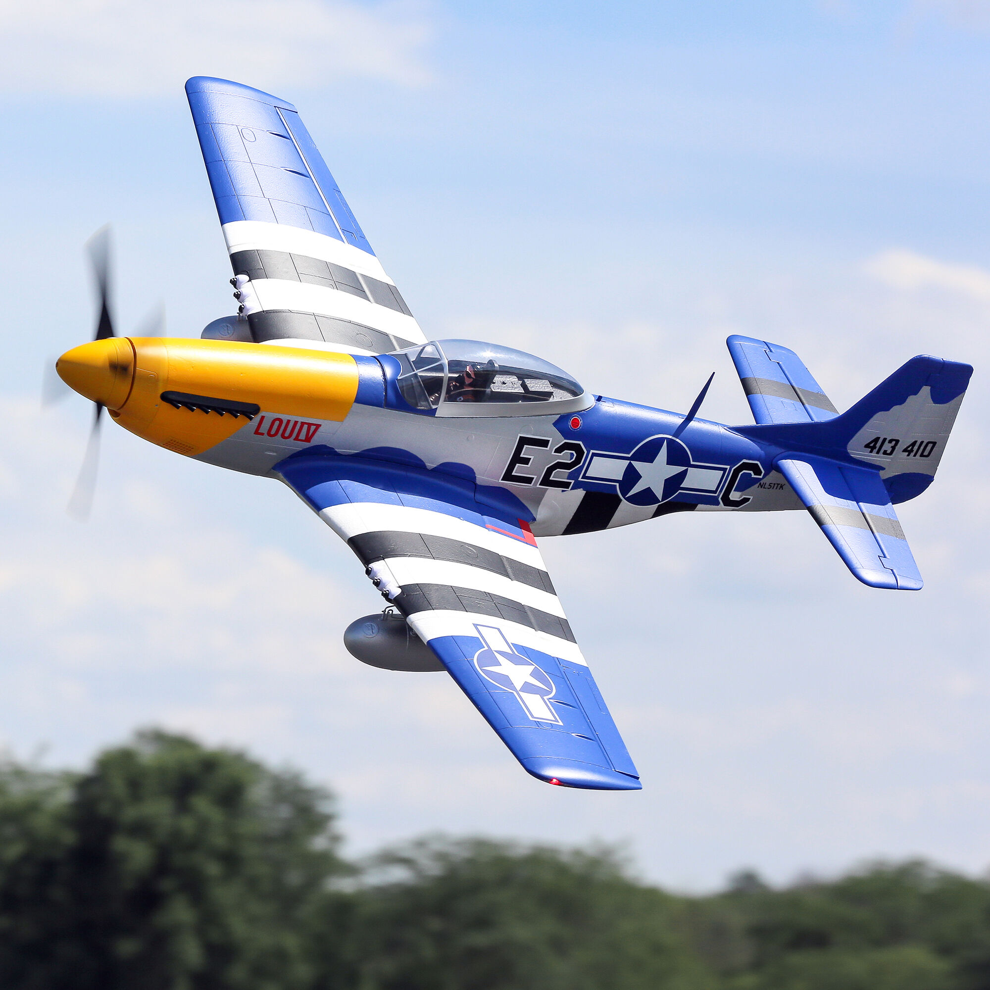 E-flite P-51D Mustang 1.5m BNF Basic 
