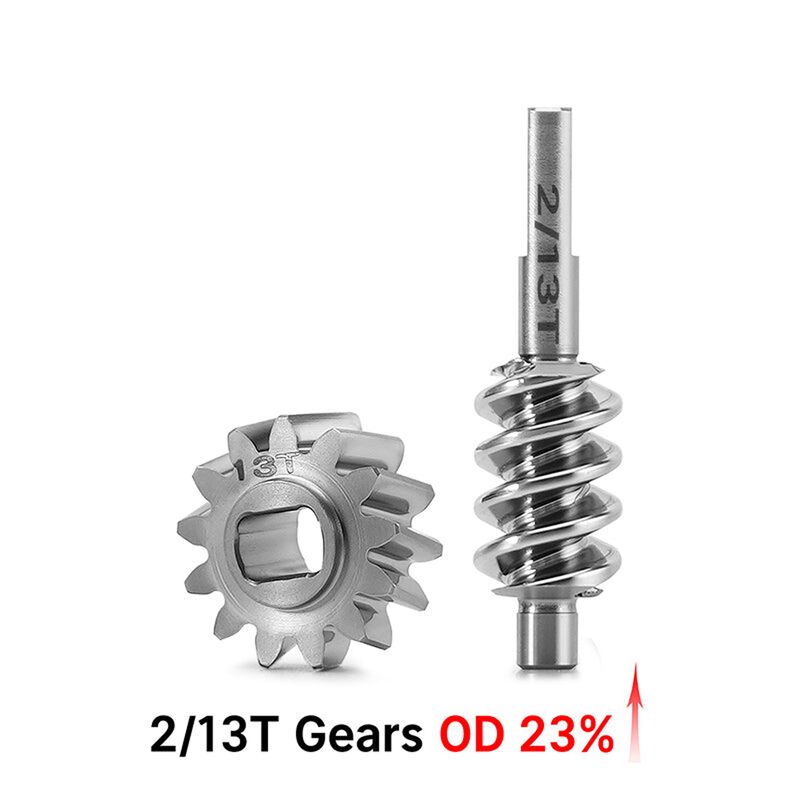 INJORA Stainless Steel 3/13T Worm Gear Set, 1/30 Axial SCX30