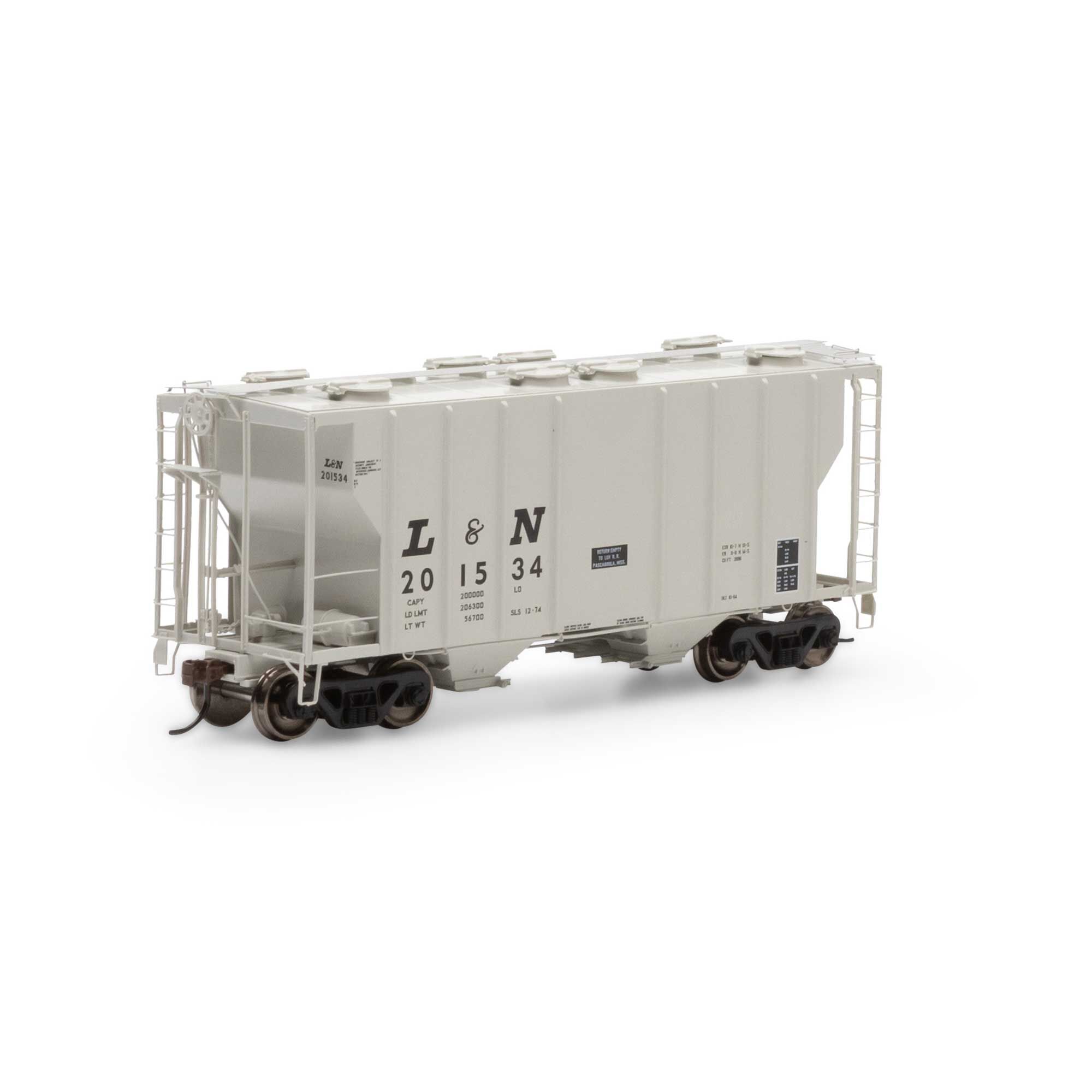 Athearn Athearn HO RTR PS-2 2600 Covered Hopper, L&N #201534