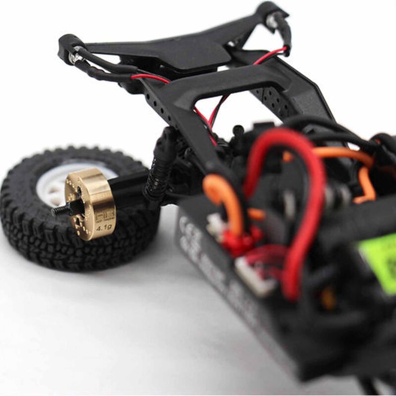 Pesi In Ottone Per Mozzi Posteriori – 5g X 2 Per Axial SCX30 Ford Bronco E Jeep Wrangler, Upgrade Rock Crawler