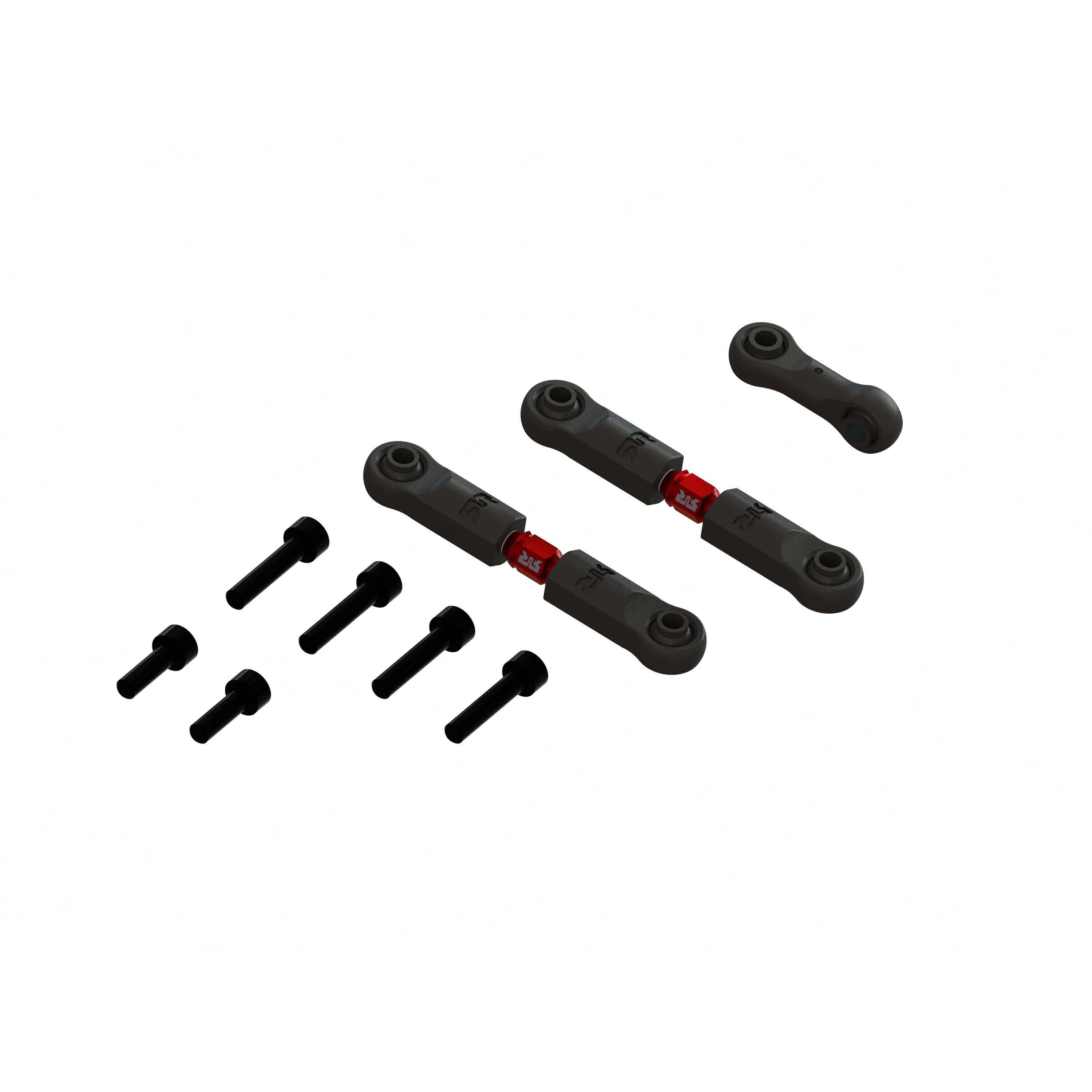ARRMA Aluminum Adjustable Steering Links Set B (2): MOJAVE GROM