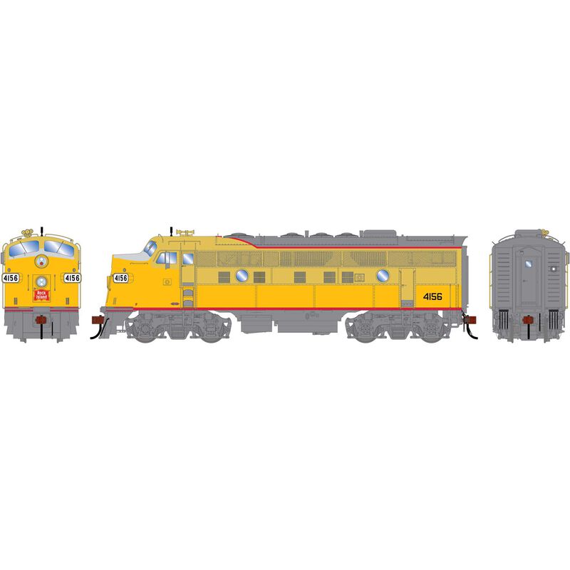 HO F9A Locomotive, Freight Primed For Grime CRIP #4156