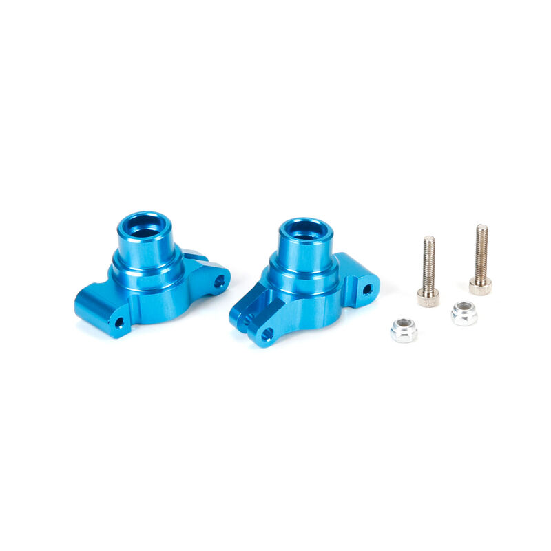 Hub Set, Rear, Aluminum: 1/18 4WD ECX